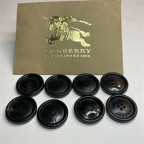 burberry black buttons|Burberry replacement buttons.